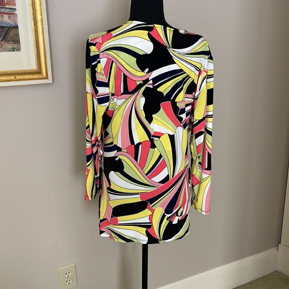 Anne Klein multi colored top - Picture 2 of 3